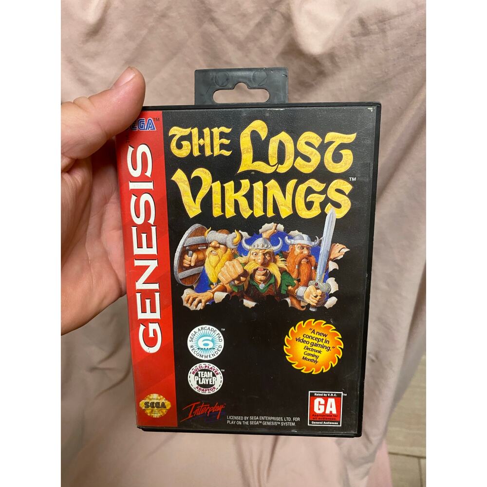 The Lost Vikings (Sega Genesis, 1993) CIB